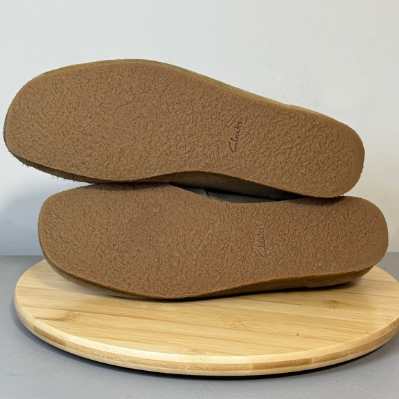 Clarks Men's Collection Shacre Boots Tan Suede Chukka Crepe Gum Sole Men's 11M - Picture 7 of 8